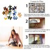 AMCJJ 1000 Pieces Puzzle for Adults, Wooden Puzzles 29.5 x 19.7 in,Bookshelf Canal