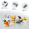 TENYEAH 4 in 1 Animals Mini Building Set, Corgi Dog Cat Rabbit Chick Micro Bricks Building Kit, Classroom Prizes, Goodie Bags, STEM Toys, Birthday Gift, Party Favors for Kids Ages 8-14+（640pcs）