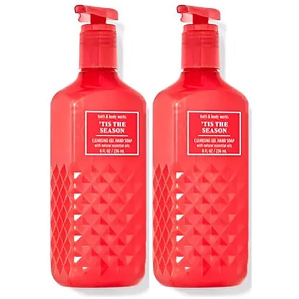 Bath & Body Works Deep Cleansing Gel Hand Soap 2 Pack 8 oz. ( Tis the Season)