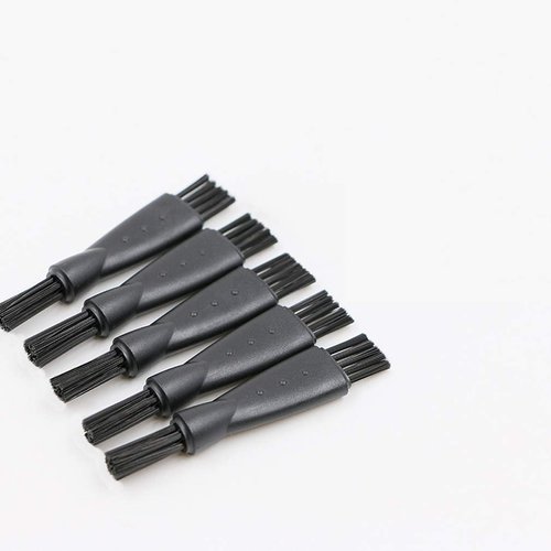 5 Pieces General Shaver Cleaning Brushes Replacement Double Ended Electric Shaver Razor Cleaning Brushes Black