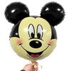 Big Cartoon Animal Head Balloon – Foil Birthday Balloon Decorations Mouse Head Balloon Kids Party Supplies Giant Foil Balloons