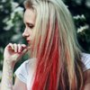 12 Pcs Red and Green Clip in Hair Extensions Long Straight Synthetic Hairpieces Christmas Women Festivals Party Supplies