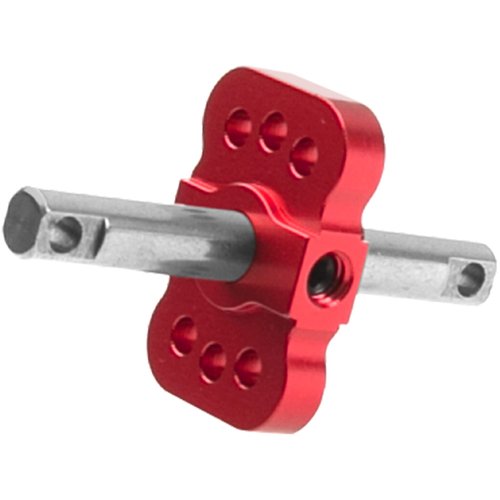 Vgoohobby Aluminum RC Differential Locker Spool 2WD Diff Locker Mounts Upgrades Part Compatible with 1/10 Traxxas Slash 2WD Rustler Stampede 2WD Bandit 2WD 1/10 RC Car (Red)