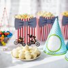 Zonon 20 Pieces Dirt Bike Birthday Decoration Dirt Bike Party Supplies Banner Cake Cupcake Topper for Motocross Themed Birthday Party Man or Boy Riding Room Wall Decoration (Chic Style)