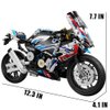 Uvini Motorcycle Toy Building Block Set-589 PCS Collectible Motorcycle Display Model Toys as Gift for Kids or Adult