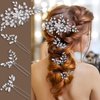 Wedding Hair Accessories: Bridal Headpiece With Hair Piece for Brides (Silver)