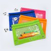 3 Ring Binder Pencil Pouchs，Zippered Binder Pouch with Rivet Enforced Hole 3 Ring Pencil Case 5 Packs