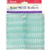 Annie Wire Mesh Rollers #1023, 12 Count Green Medium 7/8 Inch (4 Pack)