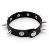 MILAKOO 2 Pcs Black Punk Style PU Leather Bracelet Bangle Rivets Spiked Cuff Bracelet for Men