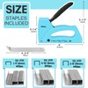 SHALL Light Duty Staple Gun for Wood - Upholstery Staple Gun with 1600pcs JT21 Staples 1/4, 5/16, 3/8 inch and Staple Remover - Fabric Stapler Gun for Crafts, DIY, Decoration