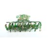Generic Medium abalone sea shell effect green hair claw clamp clip