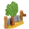 Replacement Part for Fisher-Price Little People Nativity Set - HMX70 ~ Tree and Stone Wall Fence Portion - Clips onto Stable / Manger ~ Works Well with Other Little People Sets Too!