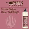 MRS. MEYER'S CLEAN DAY Liquid Dish Soap, Biodegradable Formula, Rosemary, 16 fl. oz