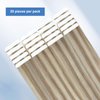 Sixstarhair Light Brown Highlights Tape In Hair Extensions Brown Mixed with Ash Blonde Seamless Straight Hair Extensions with Double Sided Tape, 16 Inch 50 Gram [Color P8-60#-16 inch]
