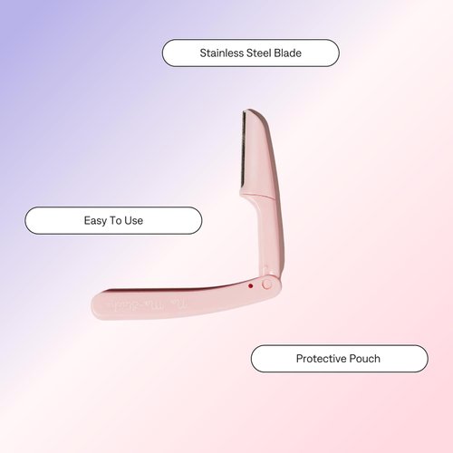 No Mo-Stache Facial Razor - Fuzz Free Facial Razors for Hair Removal and Skin Exfoliating