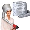 Winvin Hair Dryer Attachment, Portable Soft Bonnet Hood - Adjustable Hooded Dryer, Hair Salon Heat Cap for Drying, Styling, Curling and Deep Conditioning, Relax, Speeds Up Drying Time at Home