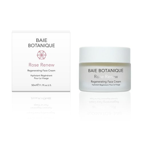 Baie Botanique Rose Renew - Organic Natural Face Cream - Vegan Face Cream Anti aging - Non toxic Face Cream - Cruelty Free Face Cream - Natural Cream for Face - Organic Cream for Face - 50 ml