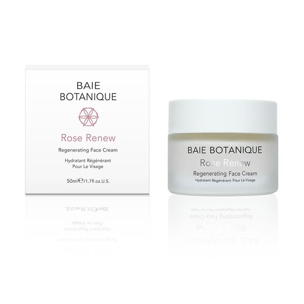 Baie Botanique Rose Renew - Organic Natural Face Cream - Vegan Face Cream Anti aging - Non toxic Face Cream - Cruelty Free Face Cream - Natural Cream for Face - Organic Cream for Face - 50 ml