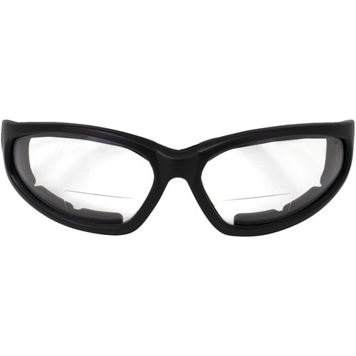 Global Vision Hercules Bifocal Anti-Fog Safety Glasses with EVA Foam, Clear Lens (1.50)