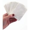 Mini White Paper Bags for Crafts DIY Party Favors 4" x 2.5" Small Size, 50ct