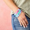 Juvale 36 Pack Inspirational Rubber Bracelets, Motivational Silicone Wristbands, Tie Dye Party Favors for Kids and Adults