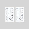 Oottati 2 Sheets Small Cute Temporary Tattoo Stickers Music Notes Finger for Men Women Teens