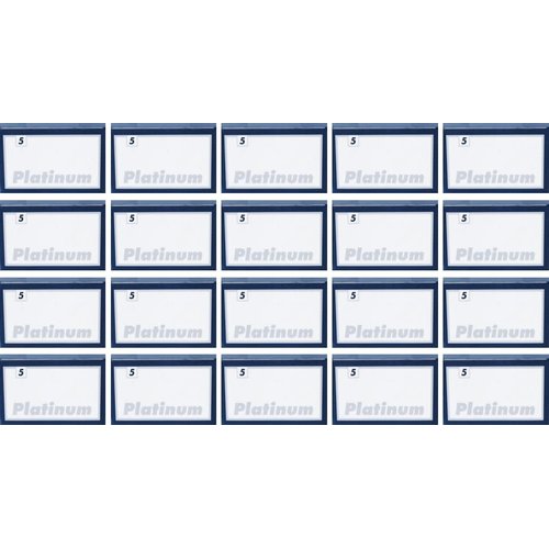 50 Platinum Double Edge Razor Blades Made in Russia