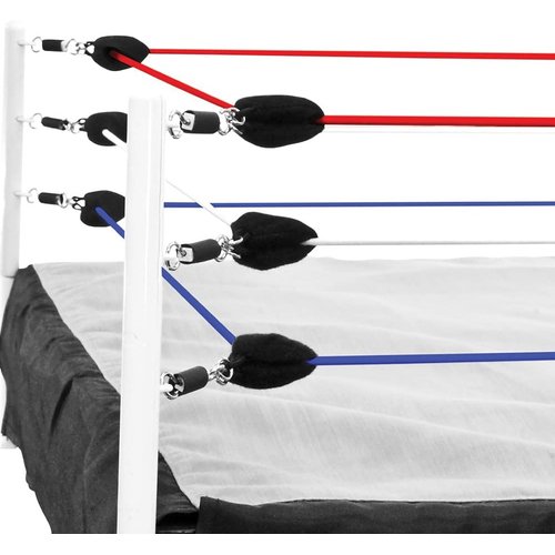 Figures Toy Company Create Your Own 3 Piece Ring Rope Set for Small Wrestling Action Figure Rings