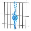 Engorgio Interactive Dog Chew Toys Crate Training Aids for Puppies, Puzzle Treat Dispenser with Rope Dog Toy Ball Reduce Stress Anxiety Peanut Butter Dog Food Treat Dispenser Toys (Blue)