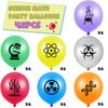 66 Pieces Science Birthday Party Decorations 42 Pieces Science Themed Balloons Math Latex Balloons 24 Pieces Science Hanging Swirls Chemistry Laboratory Streamers Decorations for Lab School Classroom