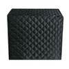 Bread Maker Cover 17x11x15 Inches, Clip Cotton Polyester Quilted Toaster Oven Dust Cover for Protect your Bread Machine or Kitchen Small Appliances, Hands or Machine Washable (Black)