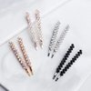 Colour Rhinestone Hairpins,WHITEBRIDGE 8pcs Four Kinds Of Color Crystal Rhinestone Hair Pins For Women Girls