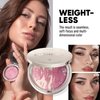 SINART Baked PRO Blush. Brighten Lighting Highly Glow Marbleized Blush. Lightweight Shimmery Satin Face Makeup. Cruelty-Free Powder Blush. Shape, Contour & Highlight Face - B1