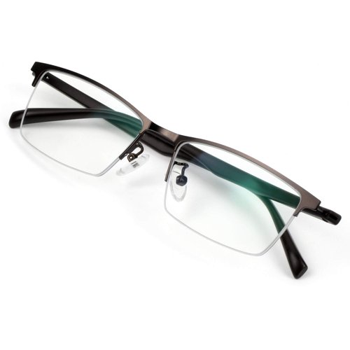 VisionGlobal Blue Light Blocking Glasses for Women/Men, Anti Eyestrain, Computer Reading, TV Glasses, Stylish Square Frame, Anti Glare (Brown, No Magnification)