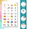 Calendar Planner Stickers by StriveZen, Planner Stickers Pack, 512 Cute Stickers, 16 Sheets, Birthday, Self Expression, Doctor Appointment, Productivity, Holiday, Budget, Travel, Health, Daily Chores