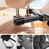 TAZENI Baby Car Mirror for Baby Hook Clip Design Shake Baby Mirror for Car Seat Mirror Rear Facing Never Shake Easy Install Back Seat Mirror for Baby Crystal Clear View ShatterProof Tested White