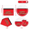 40Pcs Cartoon Ball Birthday Party Tableware Set 20 Birthday Plater and 20 Birthday Napkin kids Birthday Party Supplies