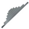 Ludwig Precision 6" Center-Finding Aluminum Straight Edge, 81206