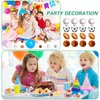 Jerify 200 Pieces Mini Foam Sports Balls Party Favors Mini Baseball Football Basketball Soccer Stress Ball Bulk Sports Prizes for Christmas Sports Themed Birthday Gifts Party Supplies Decorations