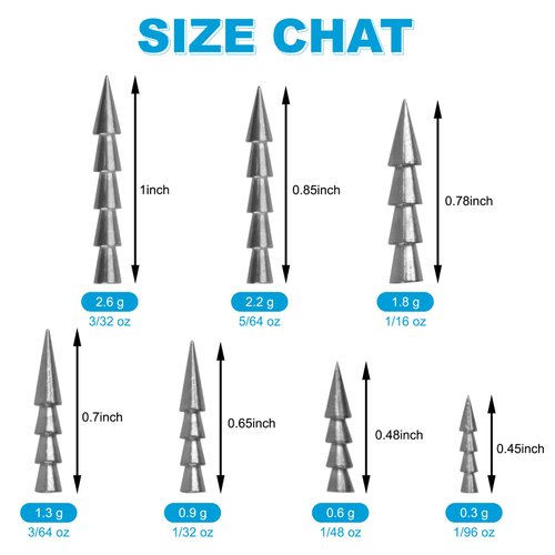 Fishing Weights Tungsten Nail Weights Insert Sinkers Wacky Weight Fishing Sinkers Bass Fishing 2.2g 10pcs