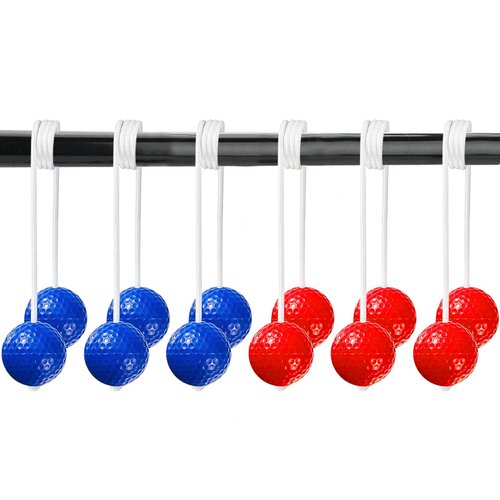 YIWONFU Ladderball Balls Ladder Golf，Ladder toss Ladder Ball Game Set，Ladder Ball Replacement Ball Set，Real Golf Ball toss alternatives（6 Pack）