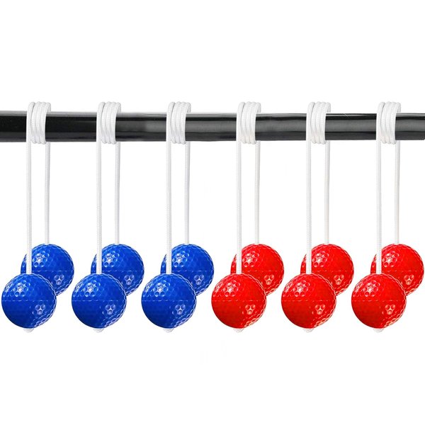 YIWONFU Ladderball Balls Ladder Golf，Ladder toss Ladder Ball Game Set，Ladder Ball Replacement Ball Set，Real Golf Ball toss alternatives（6 Pack）