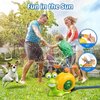 Baseball Sprinkler for Kids, Water Toys for Kids Ages 4-8, Outdoor Toys Play for Toddlers 3-5, 2 in 1 Snail T Ball Set, Summer Backyard Lawn Swimming Pool Birthday Toys for Boys Girly Ages 4+