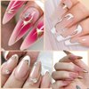 NAILKISS Gold Metallic Painting Gel Mirror Painted Gel Polish 3D Metal Painting Gel Drawing Mirror Chrome Gel Polish Glossy Soak Off DIY Nail Art Manicure