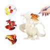 BESTYMXY Dragon Toys Painting Art Kit, DIY Dragon Painting Kit, Arts and Crafts for Kids, Kids Art Set, Paint Your Own Kit, 3D Dragon Gift for Boys Girls