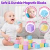 Magnetic Blocks for Toddlers Ages 3-5 Macaron 1.21 Inches Magnetic Building Blocks for Kids Ages 4-8 Gifts Montessori Magnet Cubes Sensory Toys for 3+ 4 5 6 7 Year Old Girls Boys Birthday Christmas