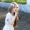 White Lace Hair Bows Small Cute Lace Ribbon Bow Alligator Clip Hairpins Barrettes 3" Baby Teens Toddler Flower Girls Wedding Pageant Communion Birthday Party Dress Decor Accessories