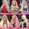 613 Lace Front Wig Human Hair 13x6 Body Wave 24 Inch Blonde Lace Front Wigs Human Hair 180% Density 613 HD Lace Frontal Wig Blonde Glueless Wigs Human Hair Pre Plucked with Baby Hair