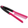1Pc DIY Salon Hair Brush Combs Hairdressing Styling Hair Straightener V Shaped Straight Comb Color Random