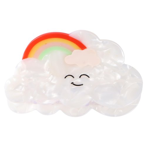 SUPCLIPS 3.1 Inch Hair Claw Clip Boutique Non slip Hair Claw Lovely Rainbow Jaw Clip for Women Gi...